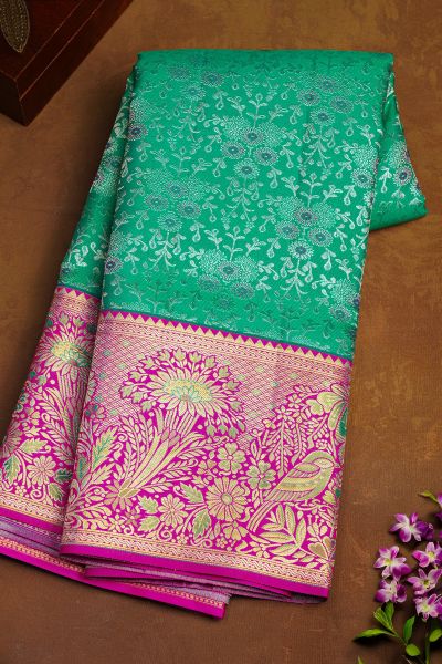 Emerald Green Kanchipuram Saree